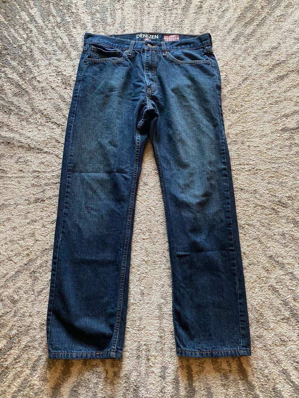 Denizen from Levi's 236 Regular Fit Jeans Size 34x30 Dark Wash Denim